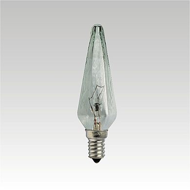 HEXAGONAL CANDLE LAMP 60W E14 CLEAR