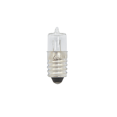 Halogen lamp, T9x31mm 5.2V 850mA E10 clear