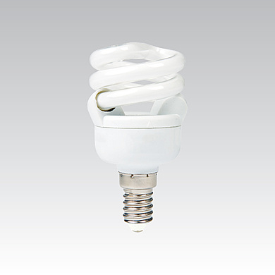 Energy sav.lamp T2 Full Spiral 240V 7W E14