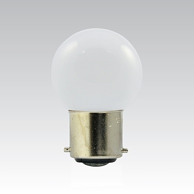 LED G45 1W/010 COLOURMAX B22 WHITE IP45 NBB