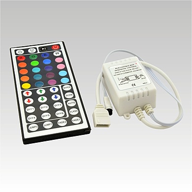 IR-RGB-LED-Controller DC12V 3x2A + 44 drückt. Tastatur