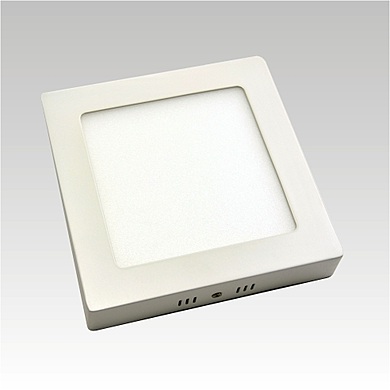 RIKI-P LED 230-240V 12W 4000K, biela, □ 175x40mm IP40