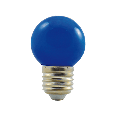 LED G45 230-240V 1W COLOURMAX E27 BLUE