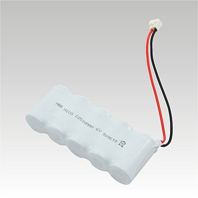 NICD"C" battery 6V/2500mAh with NBB male connector