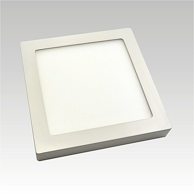 RIKI-P LED 230-240V 18W 3000K, white, □225x40mm IP40