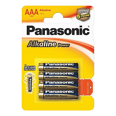 Baterie Panasonic LR03APB/4 ks alkalická BLISTR AAA