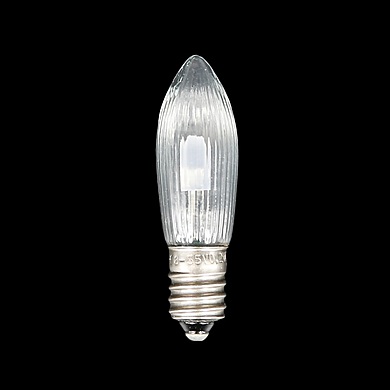LQ LED filament 14-55V 0,1W E10 C13 vánoční bílá