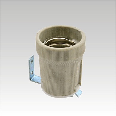 E27 ceramic clamp with attachment