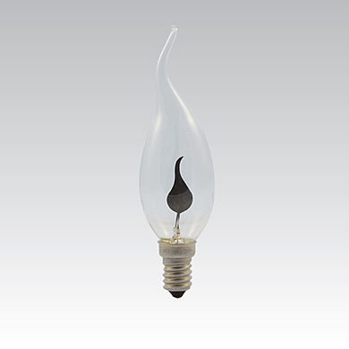 Tip Candle Flicker neon flame lamp 230V 3W E14