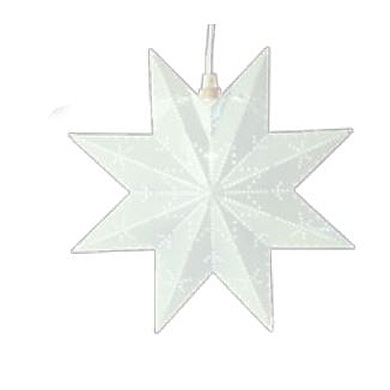Hvězda 30cm bílá, 799-48