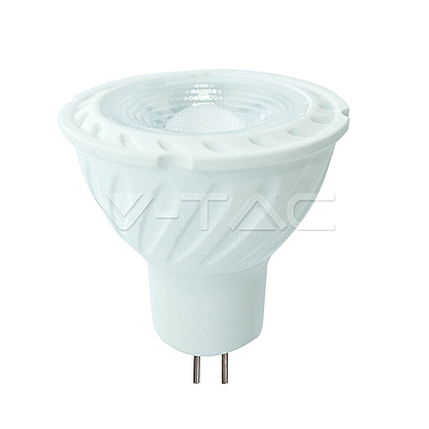 LED Spotlight SAMSUNG CHIP - GU5.3 6.5W MR16 Ripple Plastic 38° 3000K,  VT-267