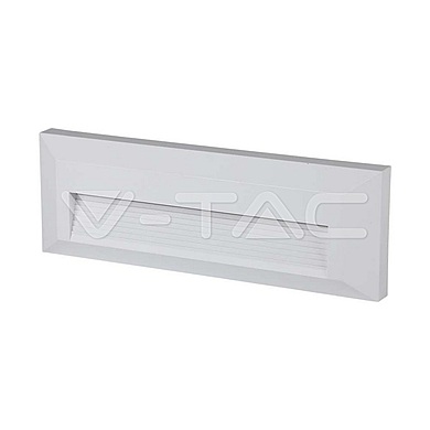 3W LED Step Light White Body Rectangle Natural White,  VT-1162