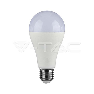 LED Bulb 17W E27 A65 Plastic 4000K,  VT-2017