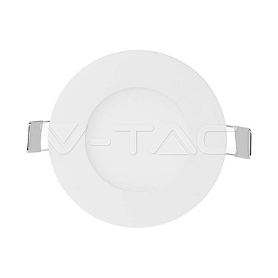 3W LED Premium Panel Downlight Round 3000K,  VT-307