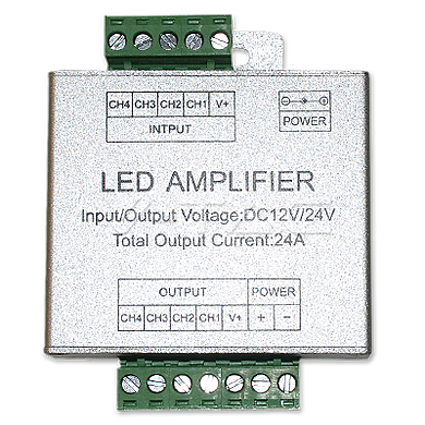 RGB+W Amplifier /for LED Strip 2159/,  VT-2408