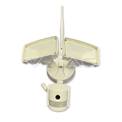 18W LED Floodlight with WiFi Sensor Camera White,  VT-4818