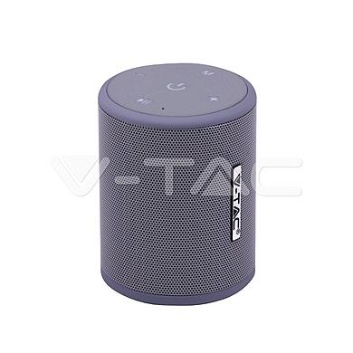Portable Bluetooth Speaker With Micro USB And High End Cable 1500mah Battery Grey , VT-6244