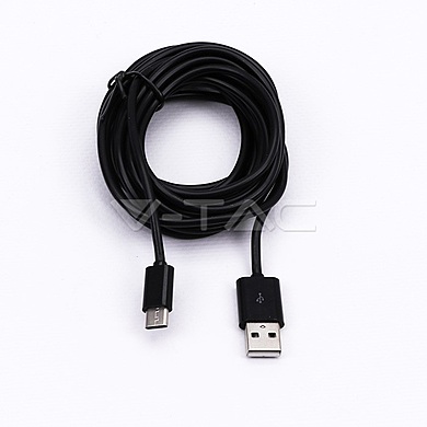 Type C USB Cable 3M Black, VT-5543