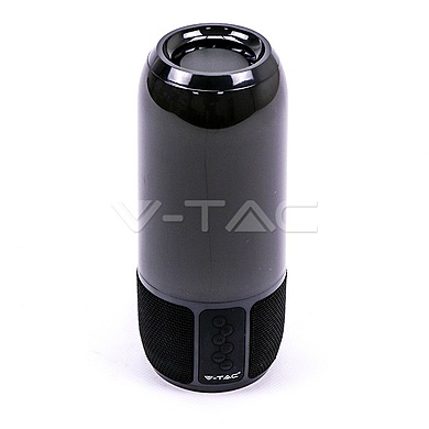 2*3W LED Bluetooth Speaker With USB&TF Card Slot Black  , VT-7456